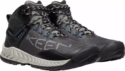 Këpucë trekking burra Keen NXIS EVO Mid WP, membranë Keen.Dry, Magnet Bright Cobalt