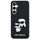 Kapak telefoni Karl Lagerfeld KLHCS24FE3DRKCNK, hardcase 3D, për Samsung Galaxy S24 FE, i zi