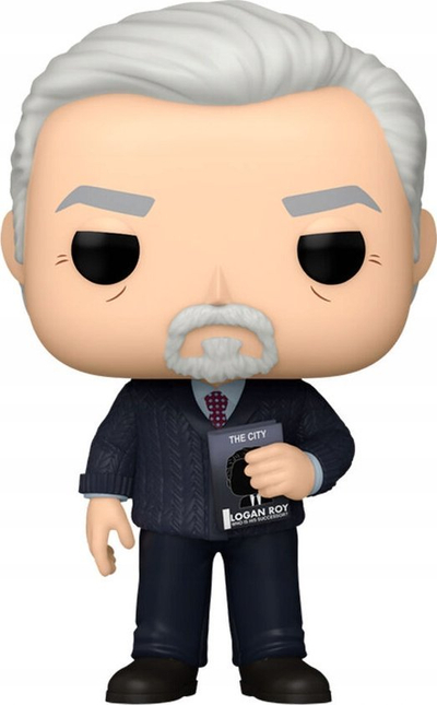 Figurë Funko Pop Succession Logan Roy 1430, vinil për koleksion, me kuti për vitrinë, shumëngjyrëshe
