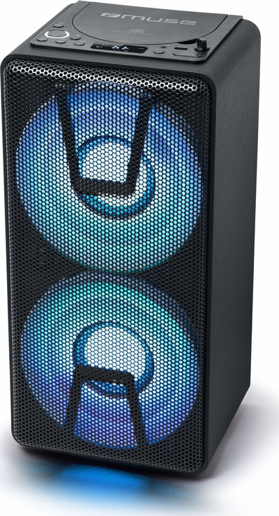 Kuti zanore Muse M-1820 DJ, 150W, Bluetooth, e zezë