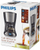 Aparat kafeje Philips HD7459, 1000 W, 1250 ml, e zezë