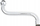 Gripë rubineti Hydroland Spout S 3/4", 160mm, krom