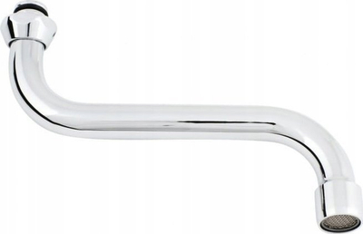 Gripë rubineti Hydroland Spout S 3/4", 160mm, krom