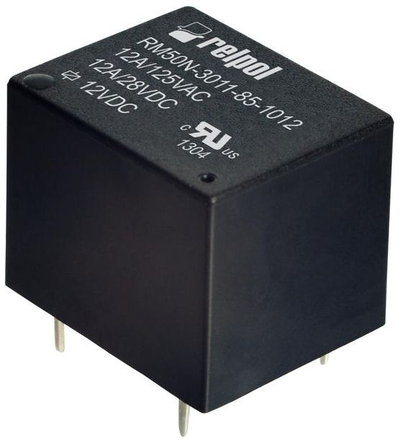 Relai industrial Relpol RM50N-3011-85-1024, 1P 12A, spirale 24V DC