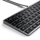 Tastierë Satechi Slim W1 USB-C Backlit - US, e hirtë