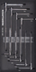 Set me çelësa Kraftwerk T-handle TX 105.301.028, 9 copë, 20 x 40