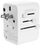 Përshtatës udhëtimi FIXED për EU, UK dhe USA/AUS, 3xUSB-C, 2xUSB-A, GaN, PD 65W, i bardhë