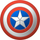 Mbajtës telefoni PopSockets PopGrip Marvel Captain America Shield, enamel, shumëngjyrësh