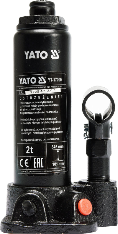 Krik kidraulik Yato YT-17000, 2T, 181-345mm
