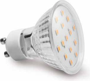 Llambë LED GTV GU10, 4W, e bardhë
