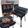 Skarë palosëse Master Grill MG936, drejtkëndore, portative, e zezë