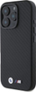 Këllëf telefoni BMW BMHCP16L23PUFWC për iPhone 16 Pro 6.3", metal karboni, i zi