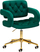 Karrige zyre 4Rico QS-OF213G, velvet, me rrota, jeshile