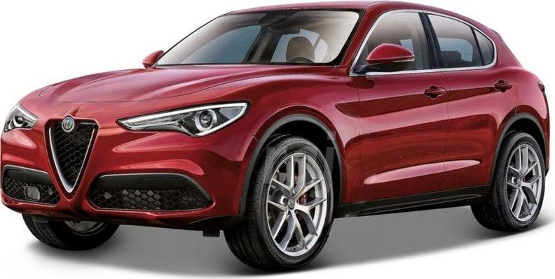 Maket veture Bburago Alfa Romeo Stelvio, 1:24, die-cast, i kuq