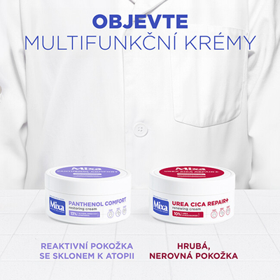 Krem rigjenerues Mixa për trupin Panthenol Comfort, 150 ml