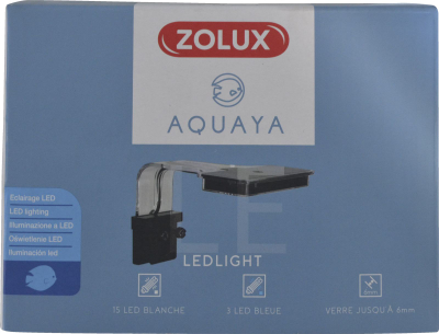 Dritë LED për akuarium Zolux Aquaya, 18 LED, e zezë
