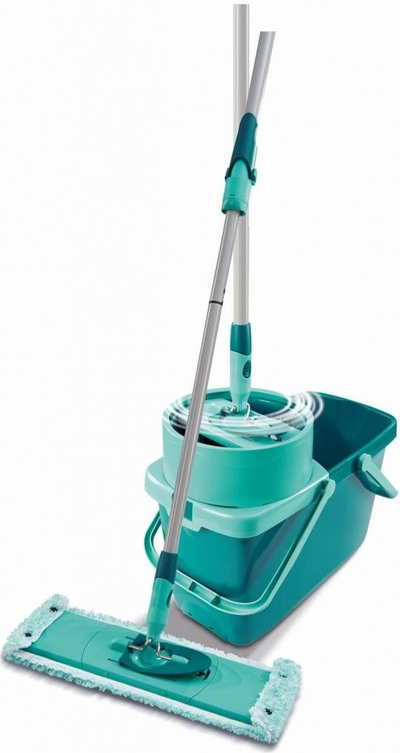 Set leckë me kovë Leifheit Twist M, 20L, të gjelbra