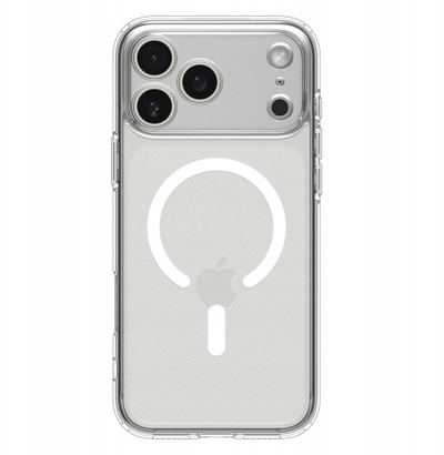 Kapak telefoni Spigen Ultra Hybrid MagSafe për iPhone 17 Pro, transparent, i bardhë