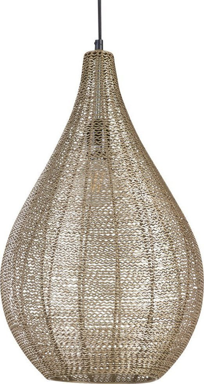 Llambë varëse TISTA metal, brass, formë ovale, ngjyrë bronzi
