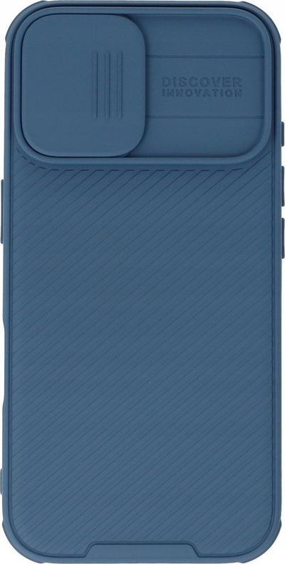 Заштитна маска за телефон Nillkin CamShield Pro Magnetic за iPhone 16, MagSafe, сина