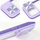 Футрола Slider за iPhone 15 Plus, заштитна, виолетова