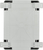 Kuti elektrike shpërndarëse ABS IP65, 35x25x15 cm, derë jo transparente, gri
