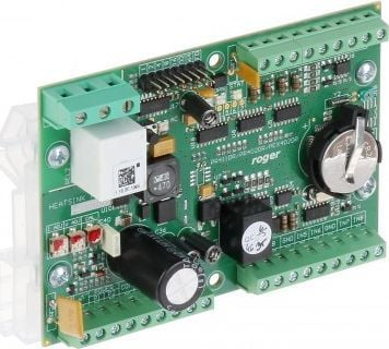 Kontrollues aksesi Roger PR402DR BRD, me furnizim me buffer, për bateri xheli, ngjyrë e zezë