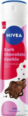 Antiperspirant sprej NIVEA Dark Chocolate Cookie për femra, 150 ml
