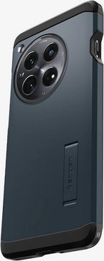 Këllëf telefoni Spigen Tough Armor për OnePlus 12, këmbëz për ta vënë në këmbë, metal slate