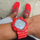 Orë për meshkuj Casio G-Shock GA100B-4A, e kuqe