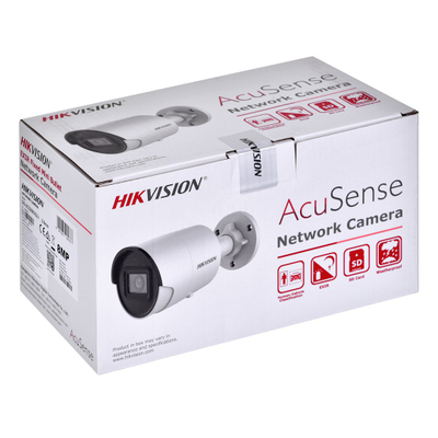 Kamerë sigurie Hikvision DS-2CD2083G2-I, 8 MP, 3840 x 2160, me detektim të lëvizjes, e bardhë