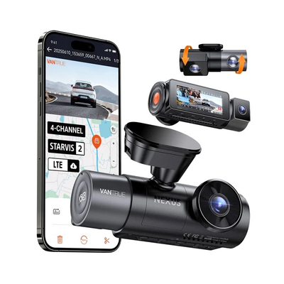 Regjistrues video për veturë Vantrue N5 S, ekran 3.19", GPS, Wi-Fi, i zi