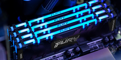 RAM меморија Kingston FURY Renegade, 16GB DDR4, 4000MT/s, RGB, црна