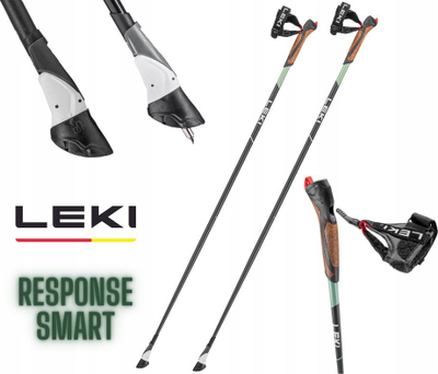Shkopinj Nordic Walking LEKI Smart Response, alumini, doreza CorTec, gri