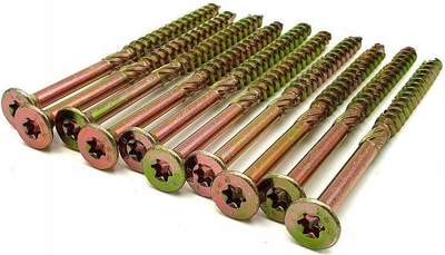 Vida druri DOMAX Torx, 5x45 mm, set me 200 copë, të galvanizuara