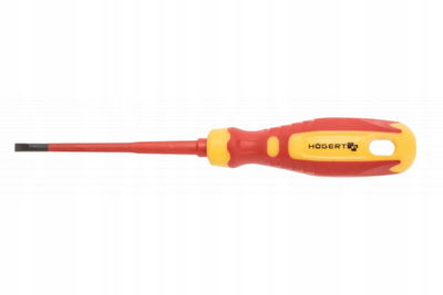 Kaçavidë e izolume Hogert Technik HT1S960, 3 mm, 1000V, e kuqe me të verdhë