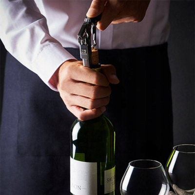 Hapës shisheje Peugeot Clavelin Waiter, manual, çelik inox