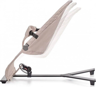 Lezhan për bebet KinderKraft Gravity Mimi, deri 9 kg, i palosshëm, bezhë