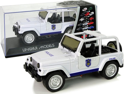 Lodër Leantoy Import automjet police, e bardhë