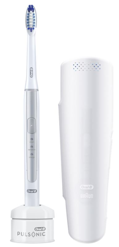 Furçë dhëmbësh elektrike Oral-B Pulsonic Slim, e argjendtë