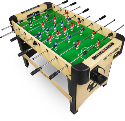 Futboll tavoline Spokey Championship 46 WW 940673, MDF, deri 4 lojtarë, shumëngjyrësh