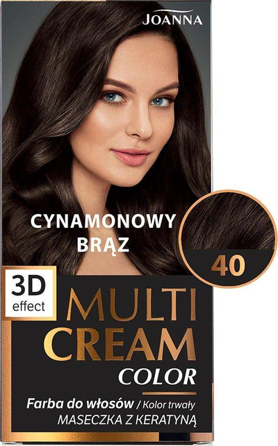 Ngjyrë për flokë Joanna Multi Cream, nr. 40, e kaftë