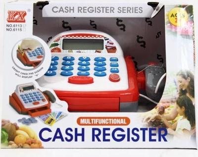 Kasë lodër KX Cash Register Series, me zë dhe drita, shumëngjyrëshe