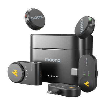 Mikrofon pa tel Maono WM650 A3, 2Tx 3Rx, USB C Lightning, i zi