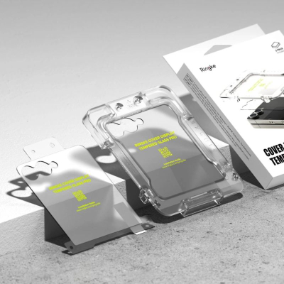 Xham i temperum Ringke Cover Display Pro, 2 copë, për Samsung Galaxy Z Flip 7, transparent