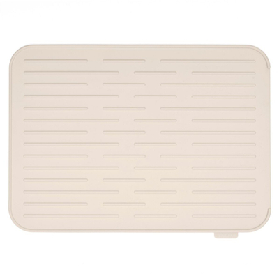 Tapet tharës enësh Brabantia Silicone Dish Drying Mat 252044, silikon, kundër rrëshqitjes, bezhë e butë