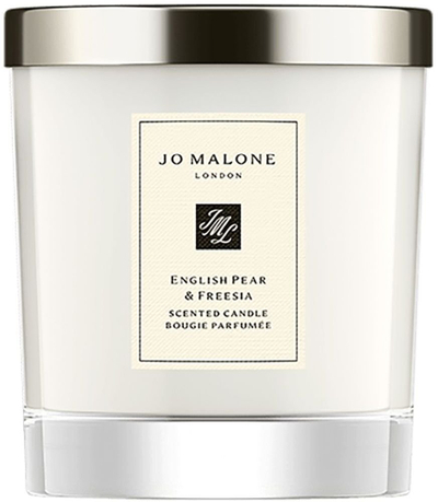 Qiri aromatik Jo Malone London English Pear &amp; Freesia, 200g, në xham, i bardhë