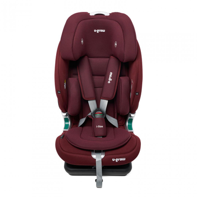 Sediolë makine U-Grow Goldfix Plus, ISOFIX, 76-150 cm, e kuqe