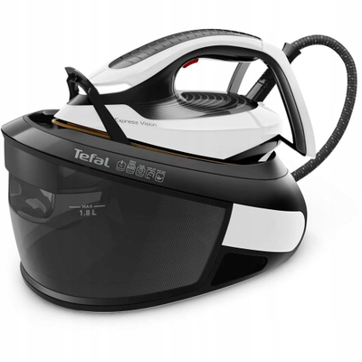 Stacion avulli Tefal Express Vision SV8156E0, 1.8L, fuqi e madhe avulli, i zi