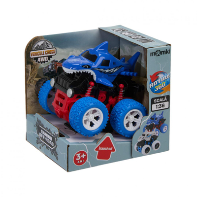 Makinë lodër off road Momki 4x4, 360°, 10.8 cm, ngjyra të ndryshme
